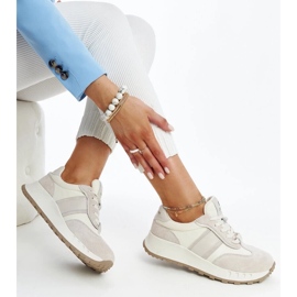 Gray leather sneakers by Nahas grey Gray leather sneakers by Nahas grey