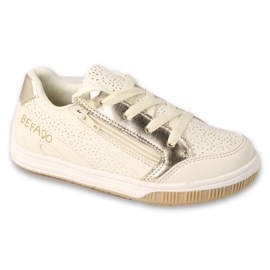 Befado children's sports shoes 514x016 beige metalic