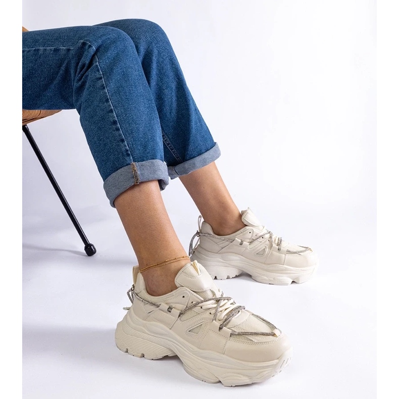 D/CEO Beige women's sports sneakers Ivett D/CEO Beige women's sports sneakers Ivett