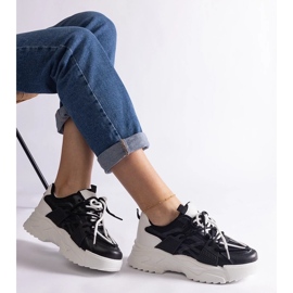 D/CEO Black women's sports sneakers Alva
