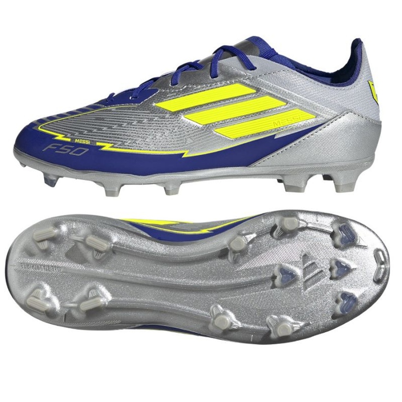 Adidas F50 Elite Messi FG IH0921 Silver-Blue shoes
