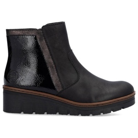 Women's Rieker X9150-00 black boots