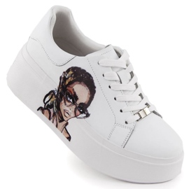 Sports shoes on the Filippo Paw587 platform white Sports shoes on the Filippo Paw587 platform white