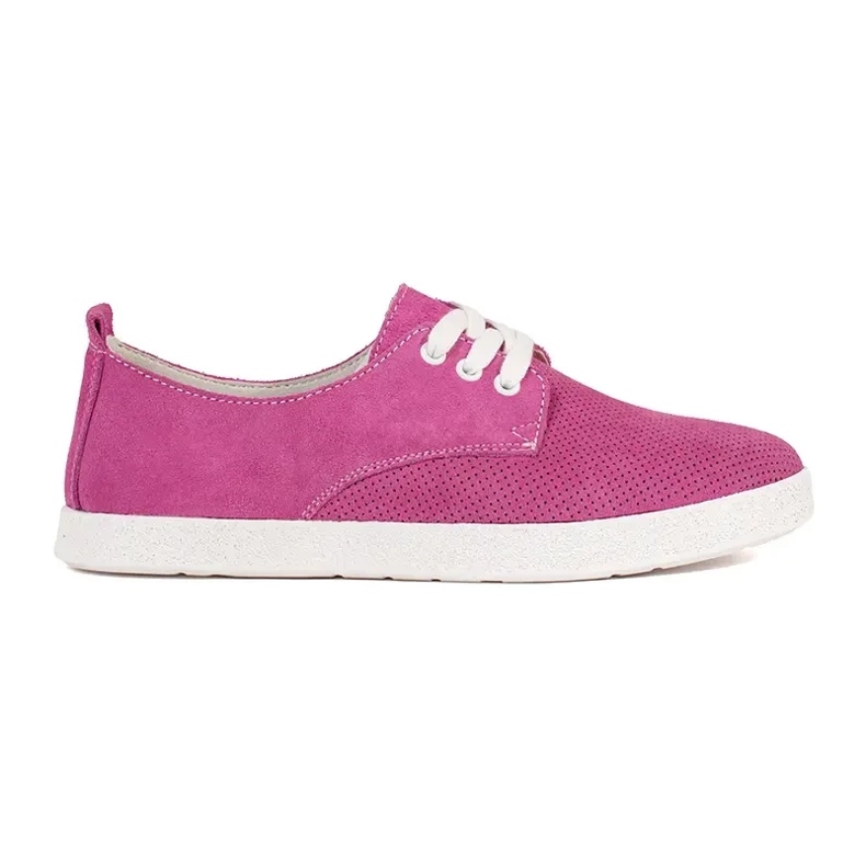 Goodin Pink openwork sneakers made of natural leather Goodin Pink openwork sneakers made of natural leather