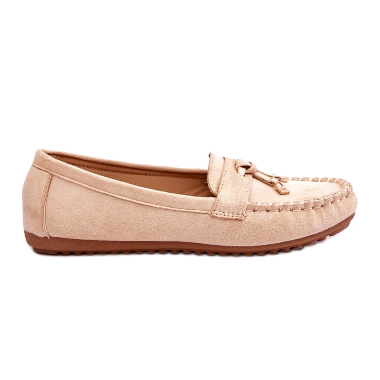 Seastar Women's suede beige loafers