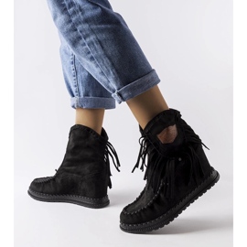 D/CEO Black wedge boots from Giudice D/CEO Black wedge boots from Giudice