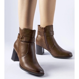 D/CEO Brown insulated ankle boots from Muscoline