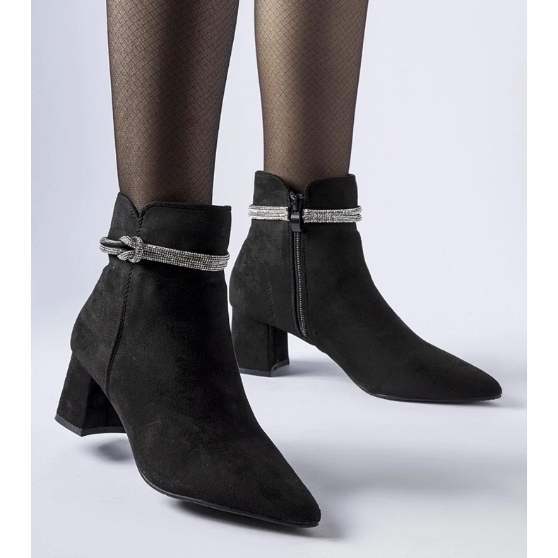 D/CEO Black Alba insulated ankle boots