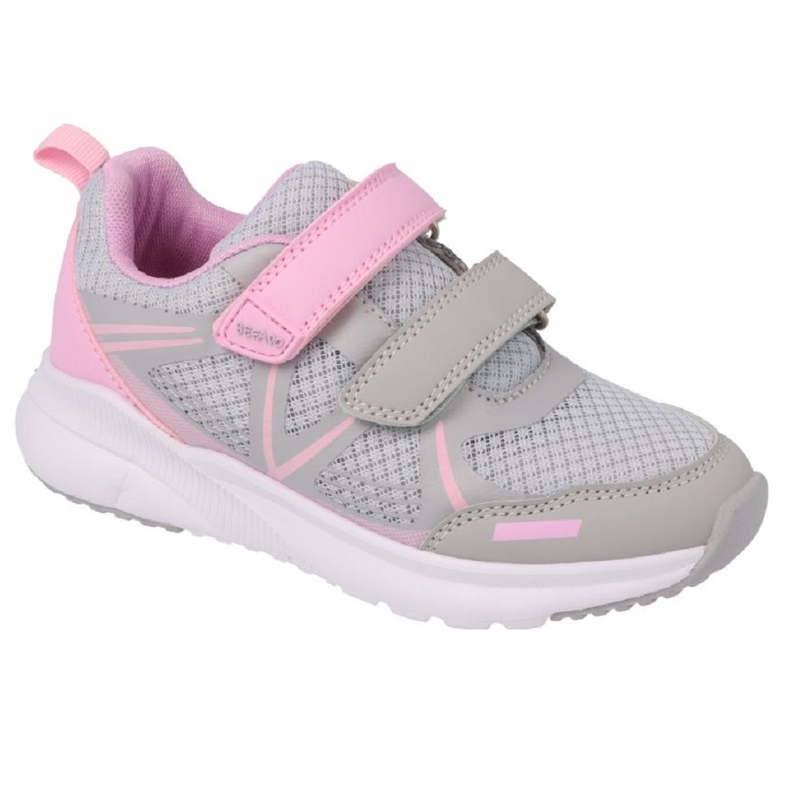 Befado children's sports shoes for Velcro 516y404 gray-pink grey