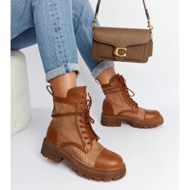 D/CEO Brown transparent Waldeck boots