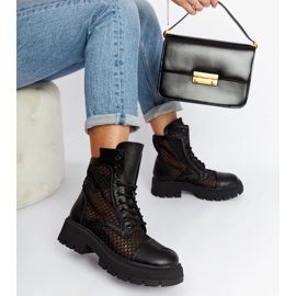 D/CEO Black transparent Waldeck boots D/CEO Black transparent Waldeck boots