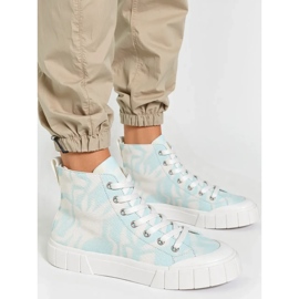 Women's blue sneakers