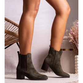 D/CEO Sabriya Green Ankle Boots