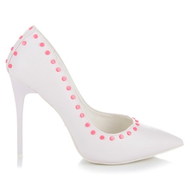 Vices New Collection White high heels