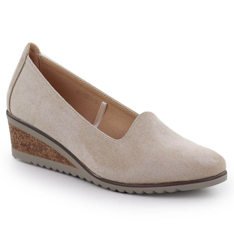 Shoes for suede beige Potocki Sz12276