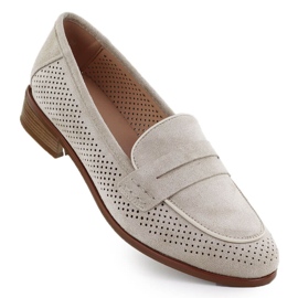 Lords openwork shoes, beige potocki sz12585 Lords openwork shoes, beige potocki sz12585
