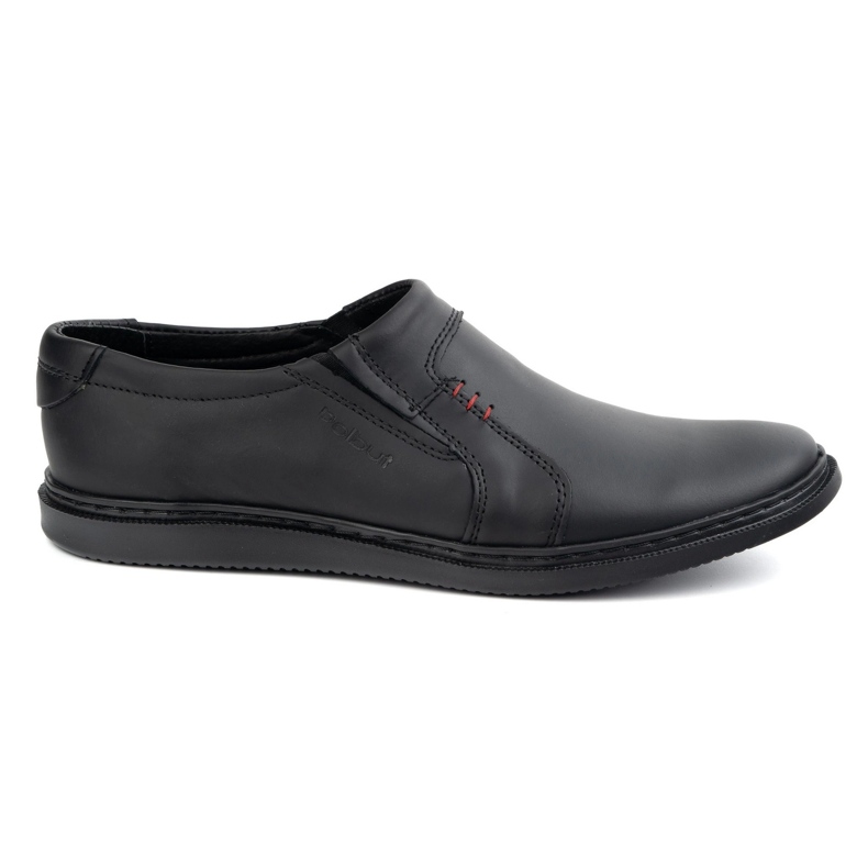 Polbut Men's shoes made of leather 2132PLB black Polbut Men's shoes made of leather 2132PLB black