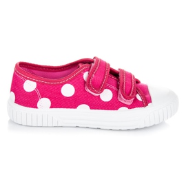 Viggami Polka dot sneakers pink