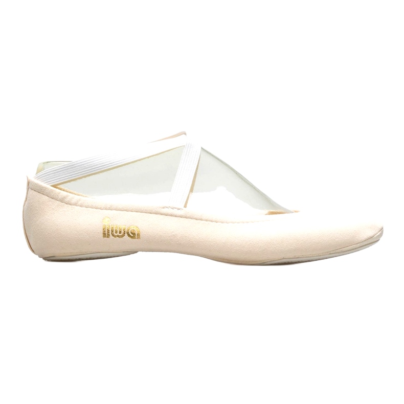 Gymnastic ballet shoes Iwa 302 cream beige