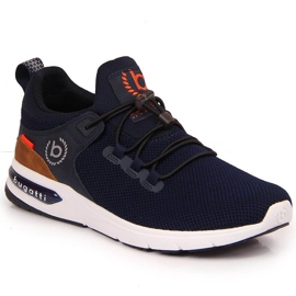 Men's sports shoes navy blue bugatti jj153028