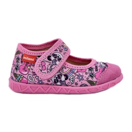 Children's slippers in pink pandas Children's slippers in pink pandas