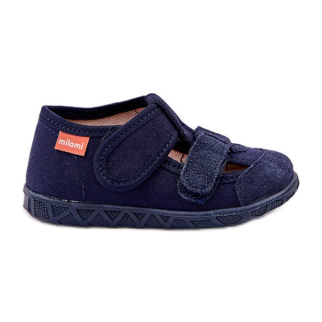 Children's slippers for navy blue Velcro Children's slippers for navy blue Velcro