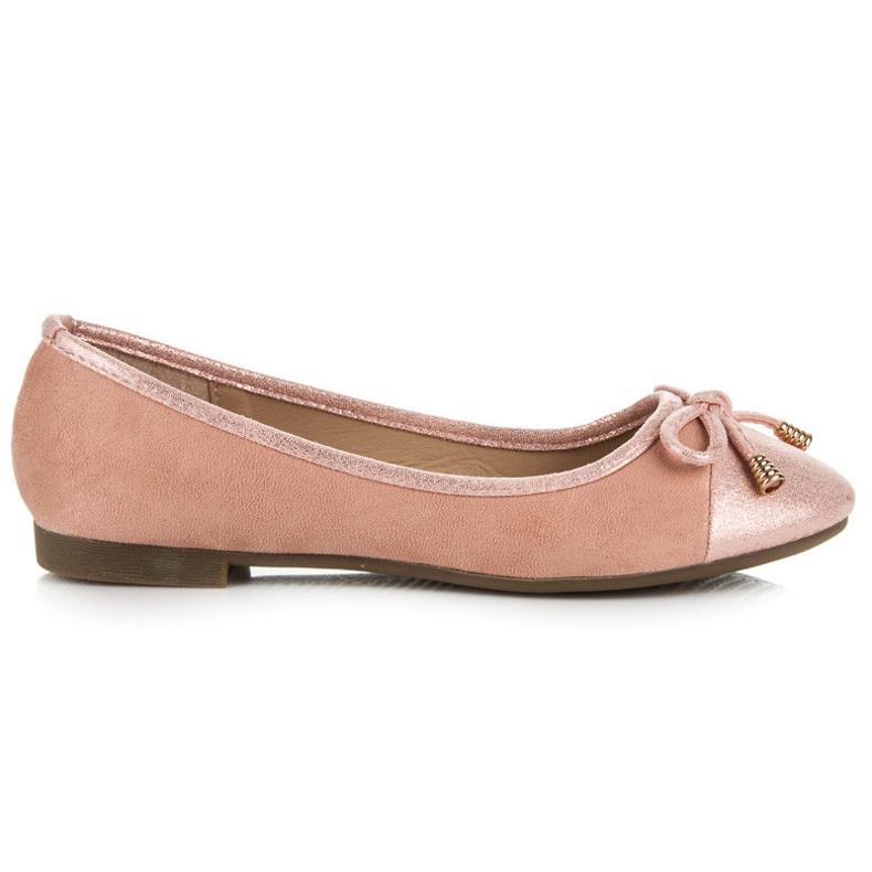 Super Me Suede ballerinas pink Super Me Suede ballerinas pink