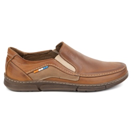 Olivier Slip-on 283gT Camel brown shoes