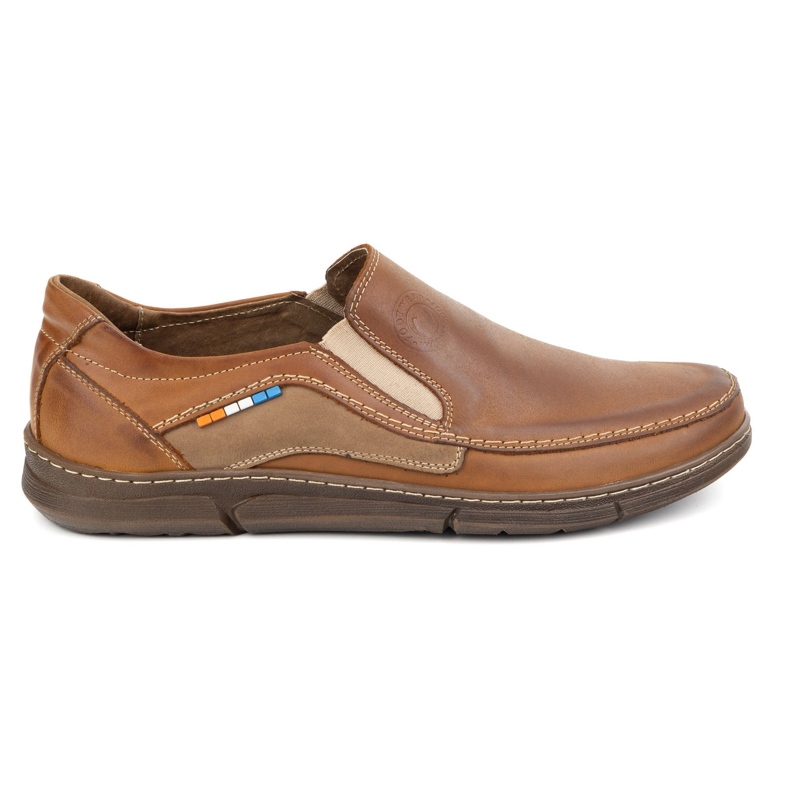 Olivier Slip-on 283gT Camel brown shoes