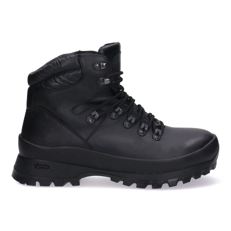 Solid Trekking Tactical Shoes-Myśliwskie Bison Pollonus Black 6-0126-001