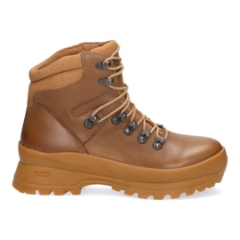 Leather trekking-myśliwskie pollonus red 6-0126-003 Safari rudy brown