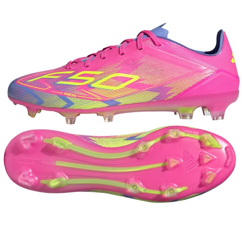 ADIDAS F50 PRO FG/MG JH6419 Pink football shoes ADIDAS F50 PRO FG/MG JH6419 Pink football shoes