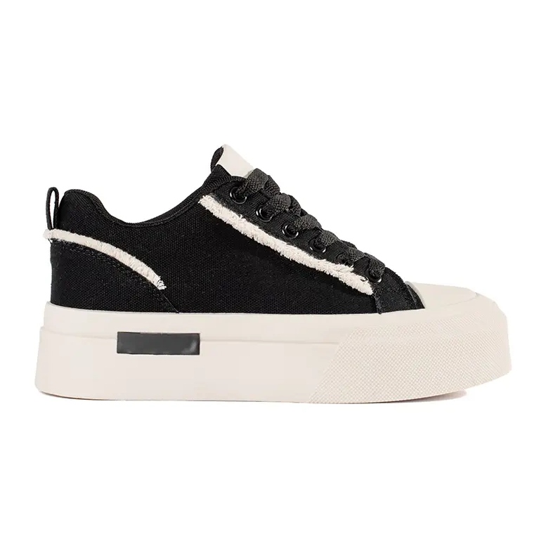 Black and white platform sneakers Black and white platform sneakers