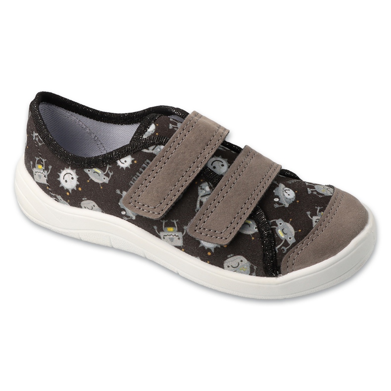 Befado baby slippers black 772y019 in cosmic creatures