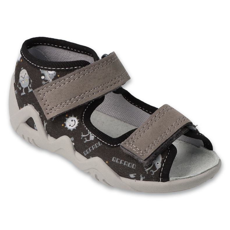 Befado Children's slippers 350p054 leather insole black insert