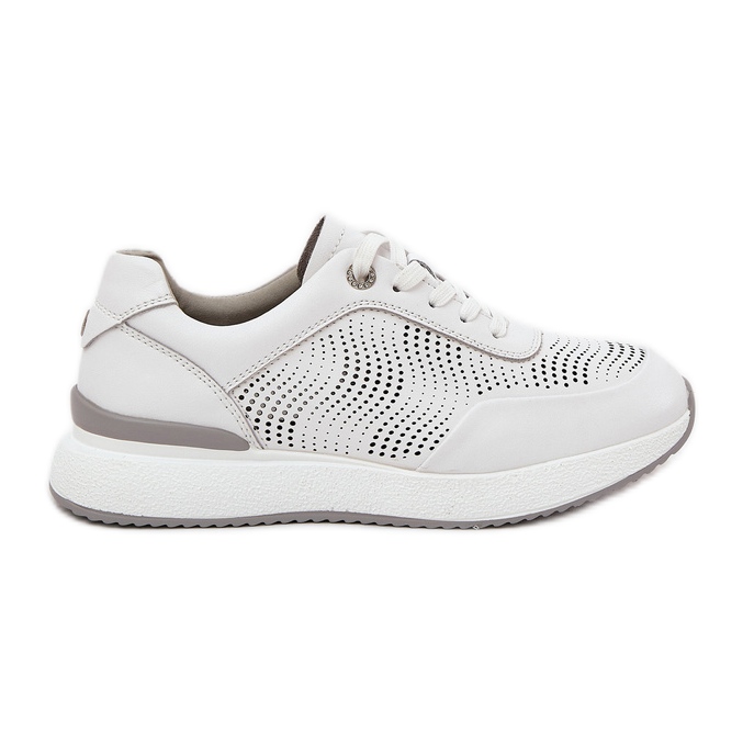 S.Barski Leather sports shoes Sneakers Women's S. Barski LR51-551 White S.Barski Leather sports shoes Sneakers Women's S. Barski LR51-551 White
