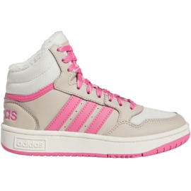 Adidas Hoops Mid 3.0 K IF7739 shoes beige Adidas Hoops Mid 3.0 K IF7739 shoes beige