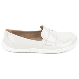 Olivier Women's barefoot minimalist leather loafers 1280 ecru white Olivier Women's barefoot minimalist leather loafers 1280 ecru white