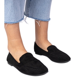 Black elegant loafers from Ekozamsz