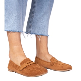 Brown elegant loafers from Ekozamsz Brown elegant loafers from Ekozamsz