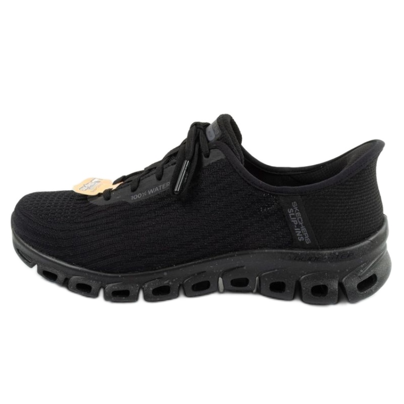 Skechers Glide Step 104571/BBK black shoes with membrane