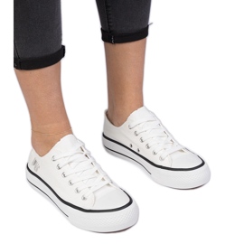 White classic women's sneakers