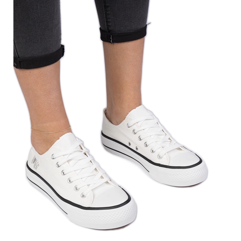 White classic women's sneakers White classic women's sneakers