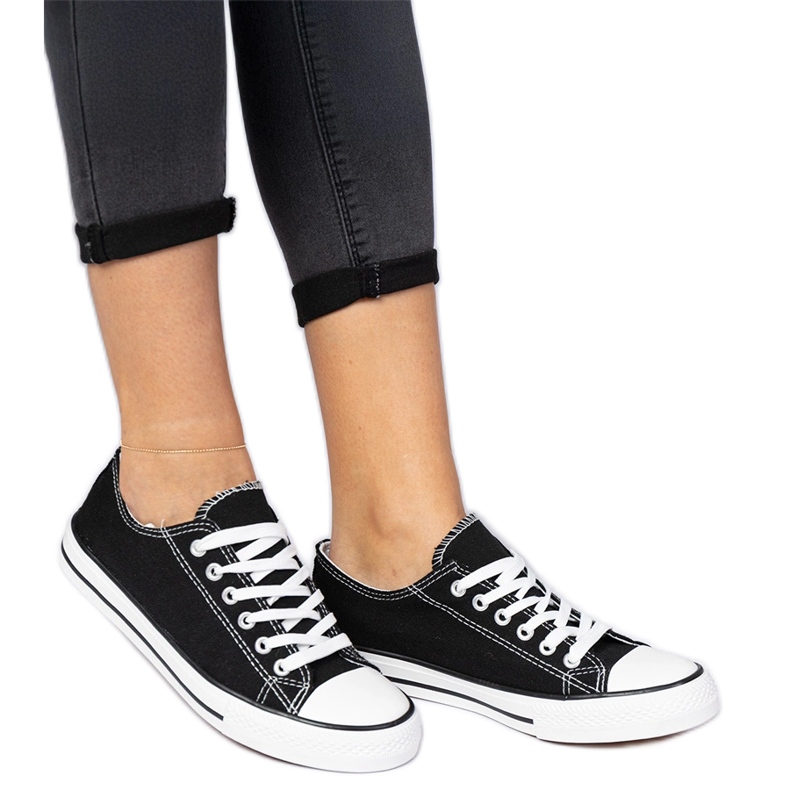 Black classic women's sneakers Black classic women's sneakers