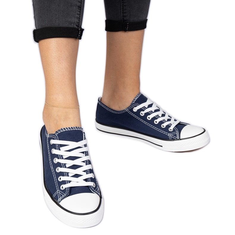 Navy classic women's sneakers blue Navy classic women's sneakers blue
