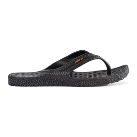 Black men's flip -flops