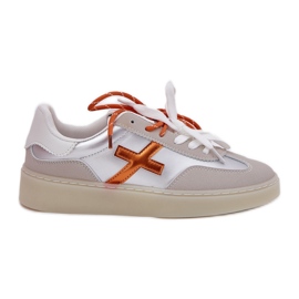 Silver women's low sports shoes Silver women's low sports shoes