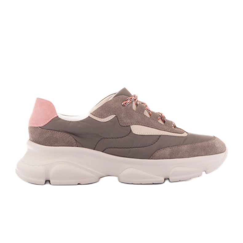 Marco Shoes Women's sports sneakers olive grey
