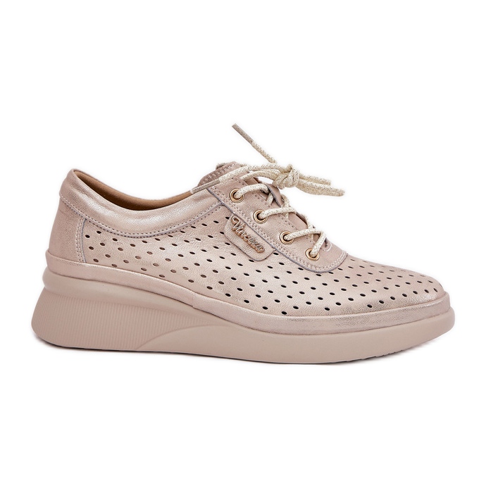 Vinceza Women's leather Sports Sports Sports Sleeping Sleeping Shoes golden Vinceza Women's leather Sports Sports Sports Sleeping Sleeping Shoes golden