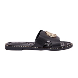 Flat women's flip flops with decorative detail black offers Flat women's flip flops with decorative detail black offers